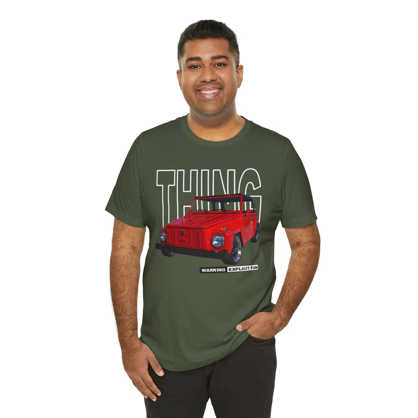 VW Thing "Warning: Explicit Fun" Graphic Tee