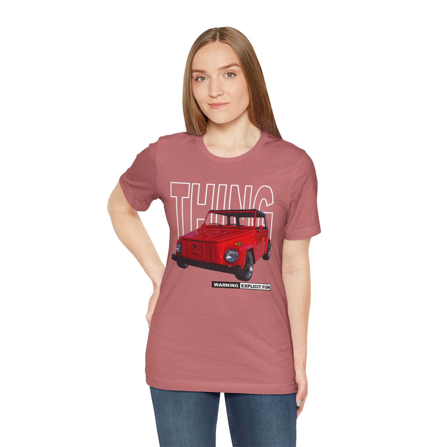 VW Thing "Warning: Explicit Fun" Graphic Tee