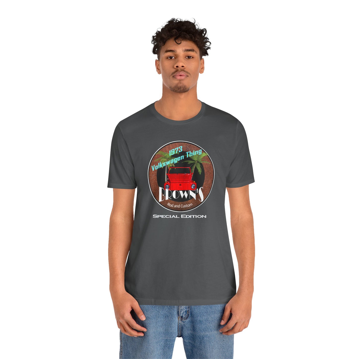 Retro Volkswagen Thing Short Sleeve Tee - 1973 Vintage Car Design