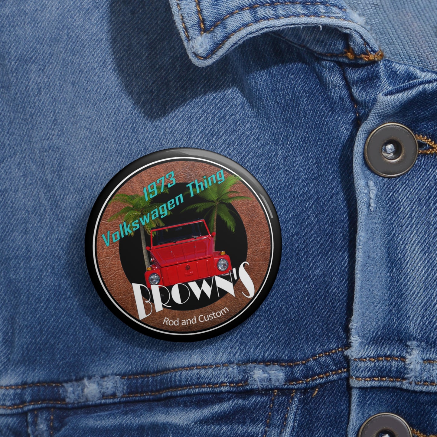 Collector's Edition: 1973 VW Thing LOGO Button 2.5"