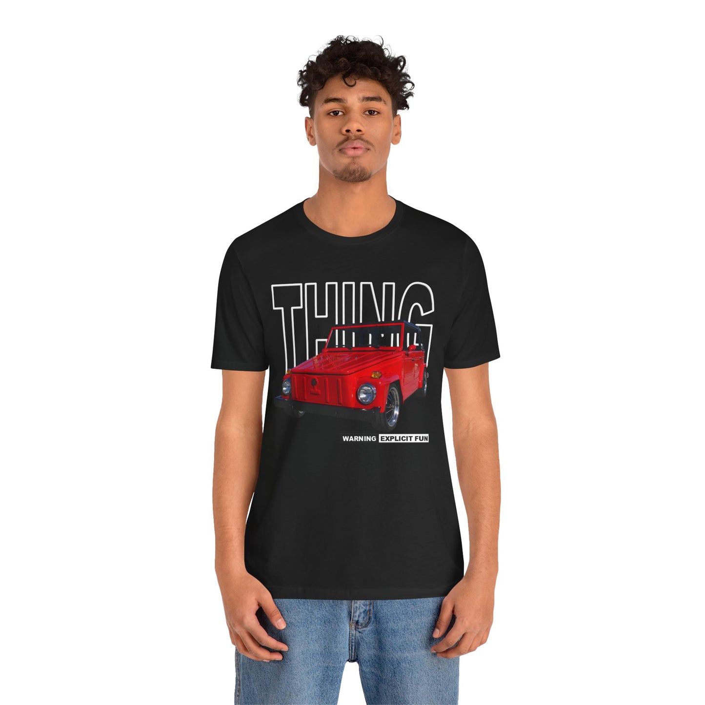 VW Thing "Warning: Explicit Fun" Graphic Tee