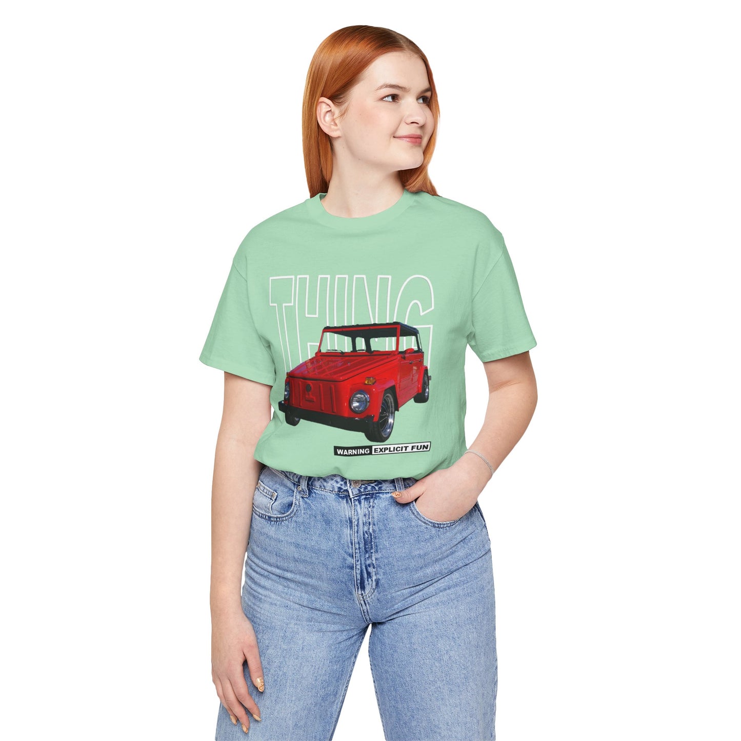VW Thing "Warning: Explicit Fun" Graphic Tee
