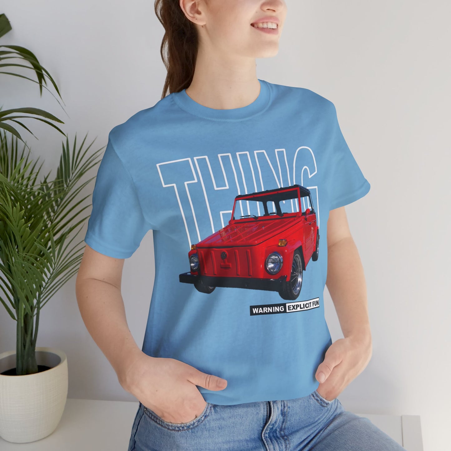 VW Thing "Warning: Explicit Fun" Graphic Tee