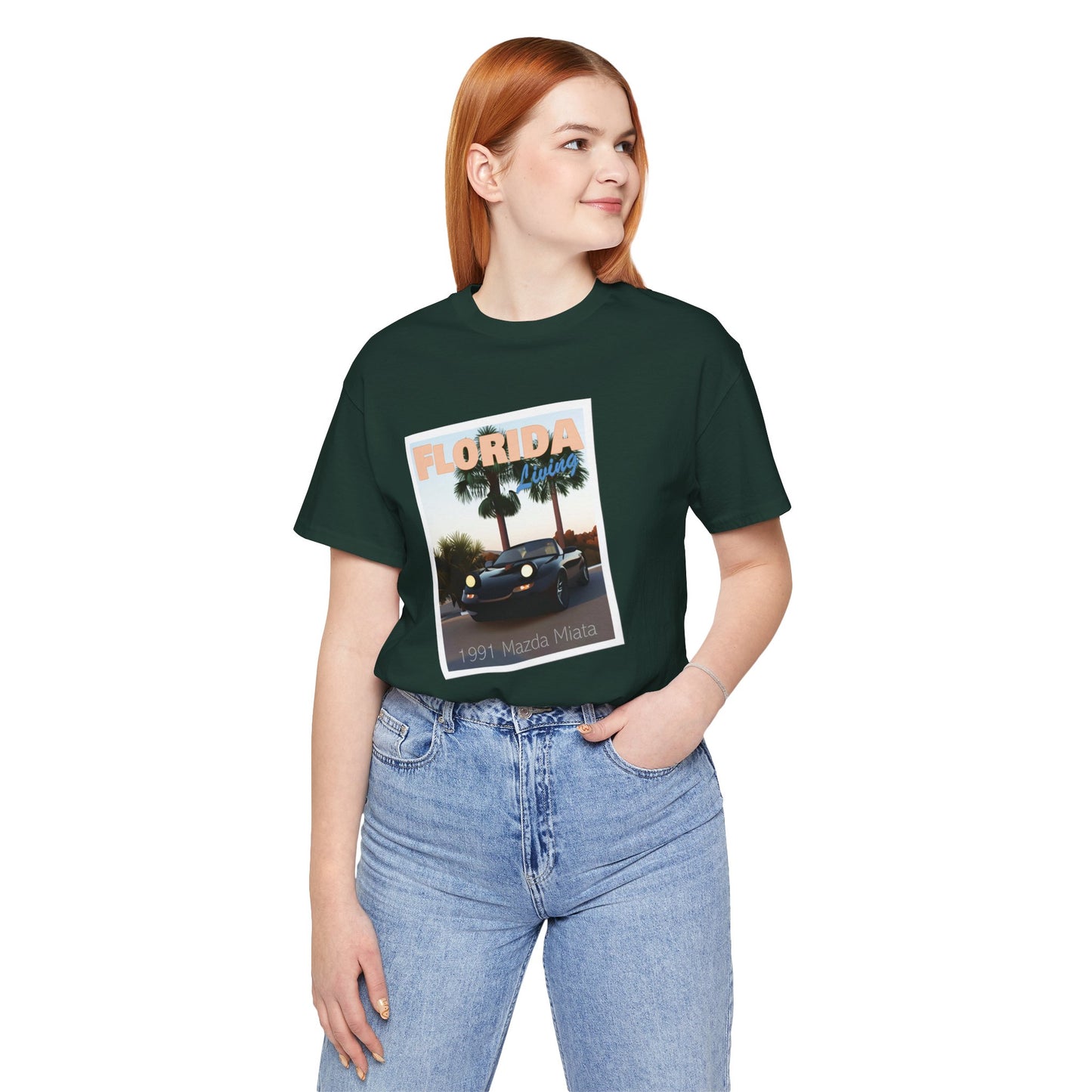 Mazda Miata Art Deco Vintage Tee