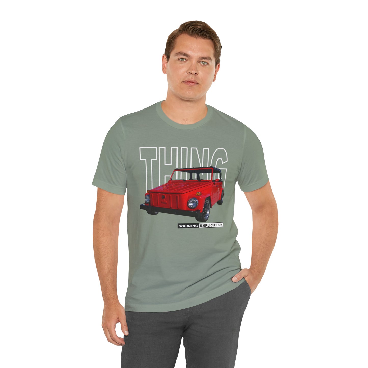 VW Thing "Warning: Explicit Fun" Graphic Tee