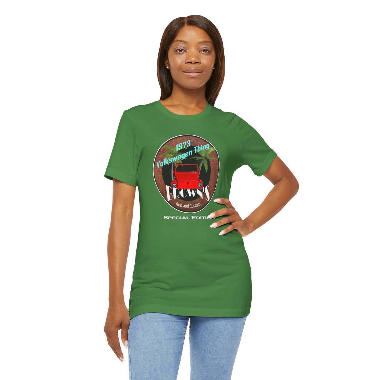 Retro Volkswagen Thing Short Sleeve Tee - 1973 Vintage Car Design