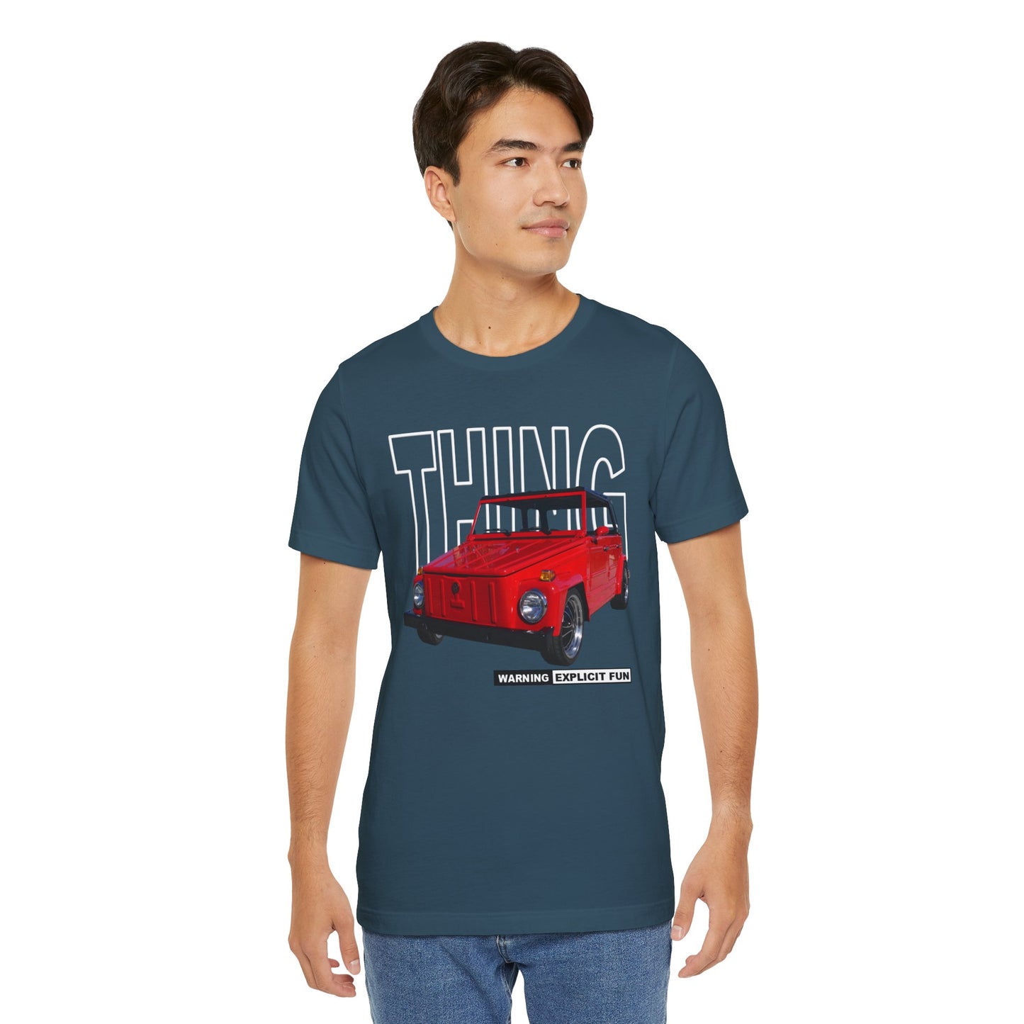 VW Thing "Warning: Explicit Fun" Graphic Tee