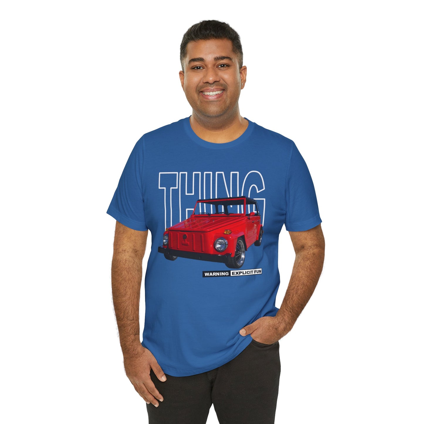 VW Thing "Warning: Explicit Fun" Graphic Tee
