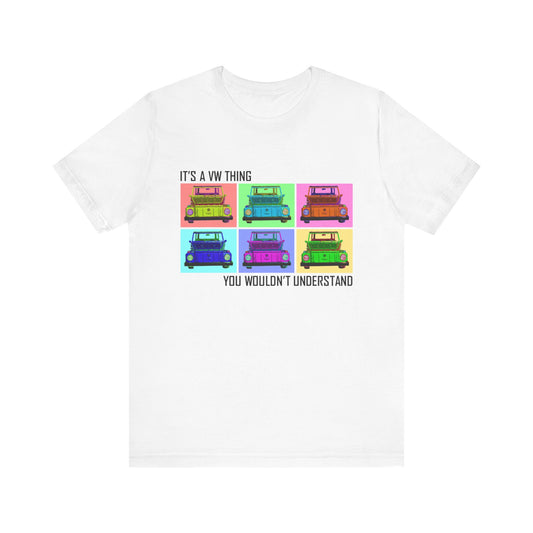 VW Thing Pop Art Unisex Short Sleeve Tee