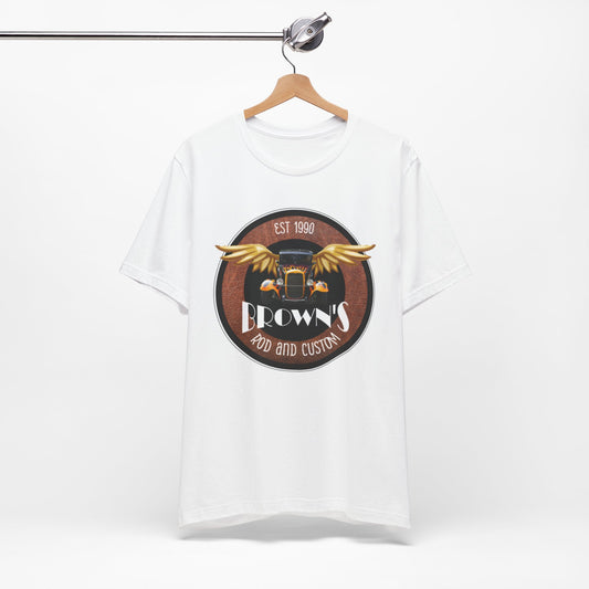 Original LOGO Brown's Rod & Custom Unisex Short Sleeve Tee
