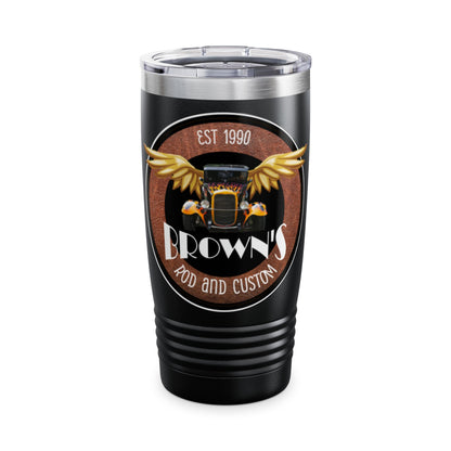 Original LOGO Brown's Rod & Custom Ringneck Tumbler