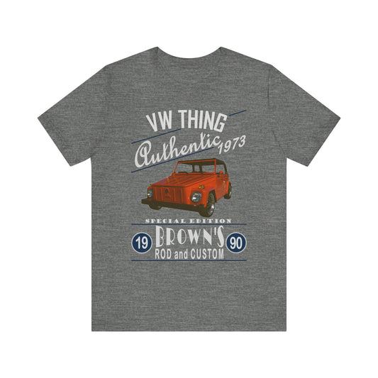 VW Thing Authentic Vintage Unisex Short Sleeve Tee