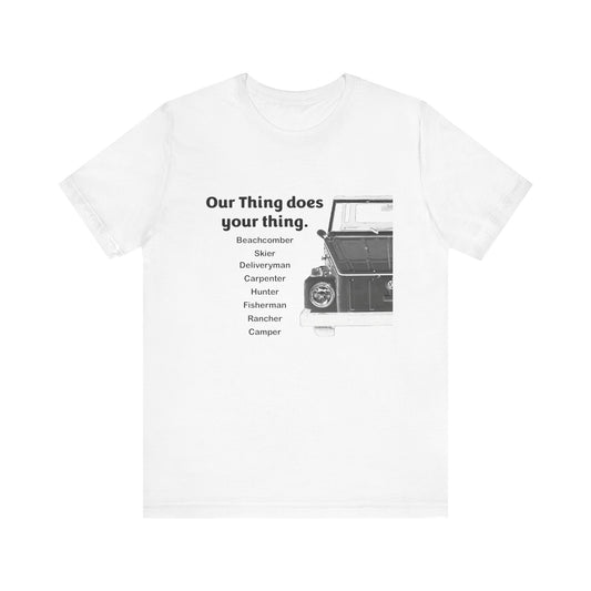 VW Thing Adventurer Unisex Short Sleeve Tee