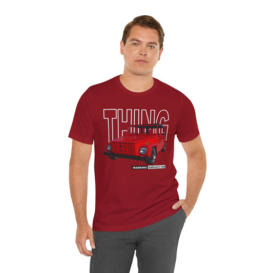 VW Thing "Warning: Explicit Fun" Graphic Tee